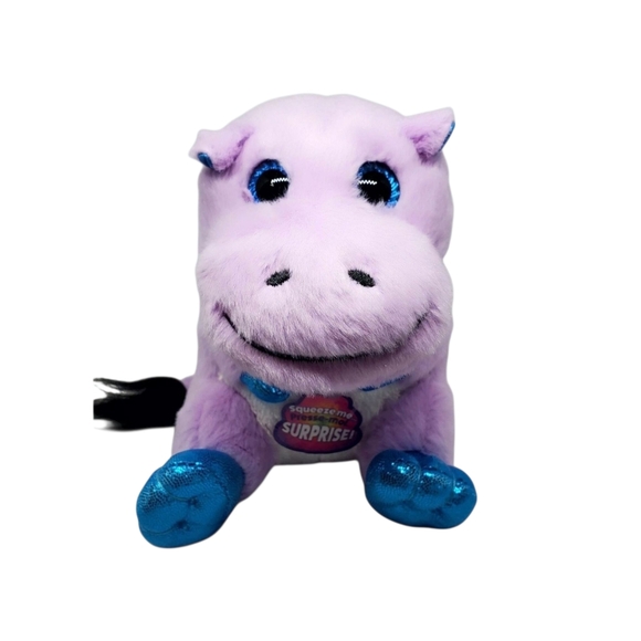 Poopchi's Friends Purple Hipo Plush Soft Sparkle New Poopchis Grin Studios. - Picture 2 of 11